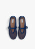 Midnight - Ballet Flats In Fishnet - GLAM MODA
